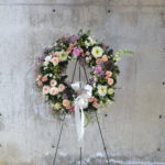 Blush Funeral Wreath